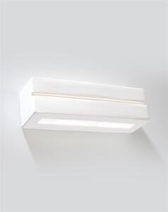 Nástěnné svítidlo Vega, 1x bílé keramické stínítko