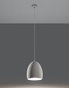 Sollux Lighting Závěsná keramická lampa - Flawiusz - bílá