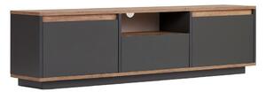 Antracitový TV stolek 160x42x30 cm Sentinel – Kalune Design