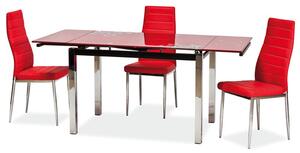 Casarredo Jídelní čalouněná židle H-261 červená