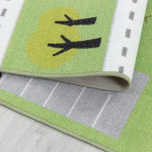 Dětský kusový koberec Play 2902 green | Zelená Typ: 100x150 cm
