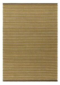 Khaki ručně tkaný koberec s příměsí vlny 120x170 cm Ember – MADE