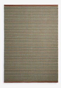 Zelenomodrý ručně tkaný koberec s příměsí vlny 120x170 cm Ember – MADE