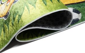 Makro Abra Dětský kusový koberec vhodný k praní BAMBINO 2317 Děti protiskluzový zelený vícebarevný Rozměr: 80x150 cm