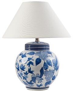 Stolní lampa ARUNCA Porcelán Bílá/Modrá
