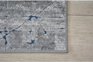 Koberec AKRYL YAZZ 6076 BETON, modro šedý velikost 133x190 cm | krásné koberce cz