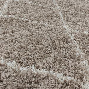 Chlupatý kusový koberec Alvor Shaggy 3401 beige | Béžová Typ: 120x170 cm