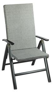 BELLATEX Sedák na zahradní židli Hnědá,Šedá 47x115 cm