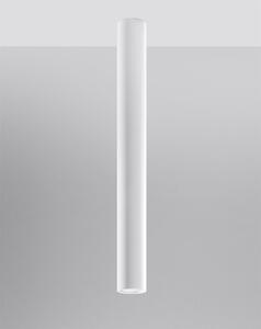Stropní svítidlo Lagos, 1x bílé kovové stínítko, (60 cm)