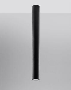 Stropní svítidlo Lagos, 1x černé kovové stínítko, (60 cm)