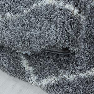 Chlupatý kusový koberec Alvor Shaggy 3401 grey | Šedá Typ: 120x170 cm