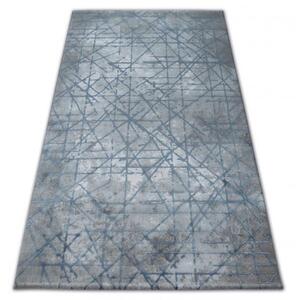 Koberec AKRYL VALENCIA 3949 INDUSTRIAL šedá / modrý velikost 120x180 cm | krásné koberce cz