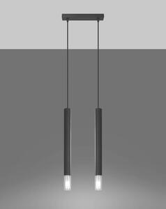Sollux Lighting Závěsná lampa - Wezyr 2 - černá
