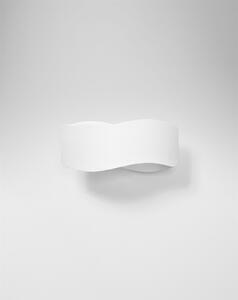 Nástěnné svítidlo Tila, 1x bílé kovové stínítko, (30 cm)