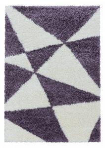 Moderní kusový koberec Tango Shaggy 3101 lila | Vícebarevná Typ: 80x150 cm