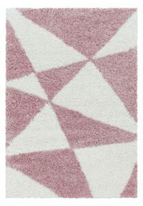 Moderní kusový koberec Tango Shaggy 3101 rose | Růžová Typ: 120x170 cm