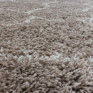 Moderní kusový koberec Salsa Shaggy 3201 beige | Béžová Typ: 140x200 cm