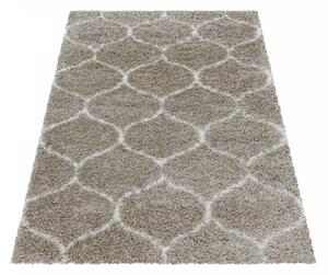 Moderní kusový koberec Salsa Shaggy 3201 beige | Béžová Typ: 140x200 cm