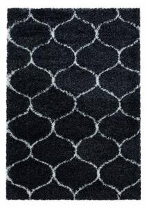 Moderní kusový koberec Salsa Shaggy 3201 anthrazit | Černá Typ: 280x370 cm