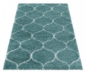 Moderní kusový koberec Salsa Shaggy 3201 blue | Modrá Typ: 140x200 cm