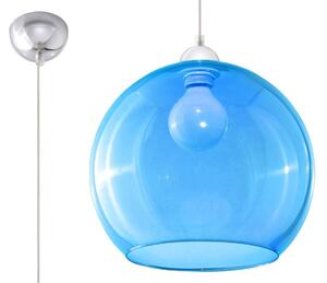 Sollux Lighting Závěsná lampa - Ball - modrá