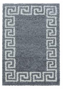 Moderní kusový koberec Hera Shaggy 3301 grey | Šedá Typ: 160x230 cm