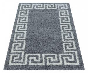 Moderní kusový koberec Hera Shaggy 3301 grey | Šedá Typ: 80x150 cm