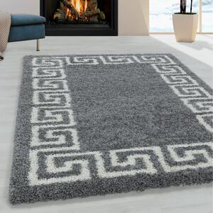 Moderní kusový koberec Hera Shaggy 3301 grey | Šedá Typ: 120x170 cm