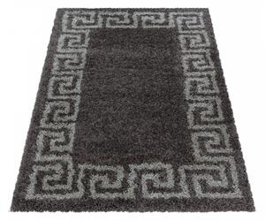 Moderní kusový koberec Hera Shaggy 3301 taupe | Hnědá Typ: 140x200 cm