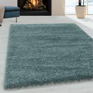 Chlupatý kusový koberec Sydney Shaggy 3000 aqua | Modrá Typ: 300x400 cm