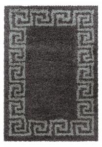 Moderní kusový koberec Hera Shaggy 3301 taupe | Hnědá Typ: 160x230 cm