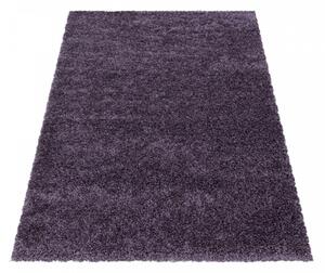 Chlupatý kusový koberec Sydney Shaggy 3000 violett | Fialová Typ: 100x200 cm