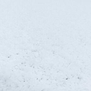 Chlupatý kusový koberec Sydney Shaggy 3000 white | Bílá Typ: 60x110 cm