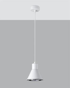 Závěsné svítidlo Taleja 1, 1x bílé kovové stínítko, LED