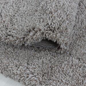 Chlupatý kusový koberec Fluffy Shaggy 3500 beige | Béžová Typ: 120x170 cm