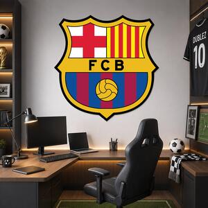DUBLEZ | Dřevěný obraz pro fanoušky - FC Barcelona