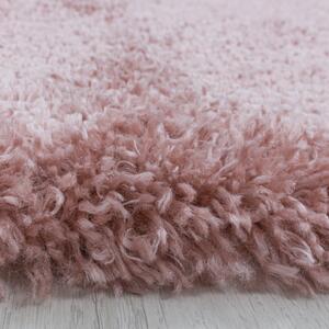 Chlupatý kusový koberec Fluffy Shaggy 3500 rose | Růžová Typ: 160x230 cm