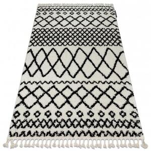 Dywany Luszczow Kusový koberec BERBER SAFI N9040, bílo černý Rozměr koberce: 70 x 200 cm
