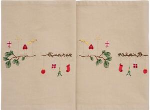 Běhoun na stůl s výšivkou Branch Christmas Ornaments 30 × 160 cm