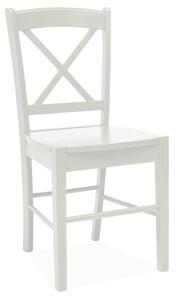 Casarredo Jídelní dřevěná židle CD-56 bílá