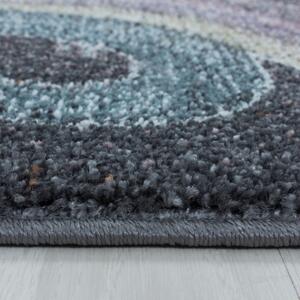 Dětský kusový koberec Funny 2102 grey kruh | Šedá Typ: kulatý 120x120 cm