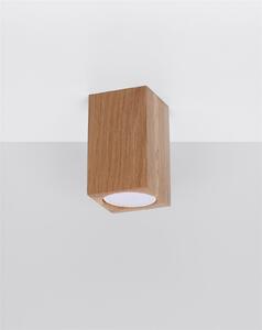 Stropní svítidlo Keke, 1x dřevěné stínítko