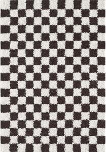 Hnědý/krémový koberec 80x150 cm Grida – ESTE