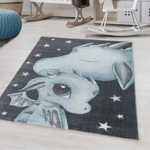 Dětský kusový koberec Funny 2107 blue | Vícebarevná Typ: 120x170 cm