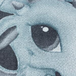 Dětský kusový koberec Funny 2107 blue kruh | Vícebarevná Typ: kulatý 120x120 cm