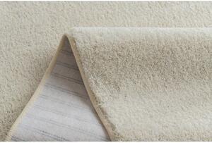 Koberec, koberec metráž VELVET MICRO krémový 031 hladký, Jednotný j velikost 100x500 cm | krásné koberce cz