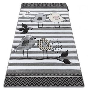 Dywany Luszczow Kusový koberec PETIT PTÁCI, šedý Rozměr koberce: 120 x 170 cm