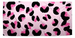 Sablio Ručník Růžový gepard - 50x100 cm