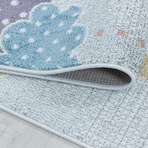 Dětský kusový koberec Lucky 3611 white | Bílá Typ: 80x150 cm