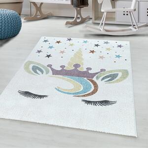 Dětský kusový koberec Lucky 3613 white | Bílá Typ: 80x150 cm